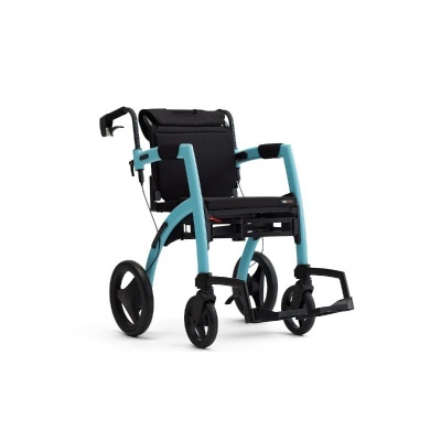 Rollz Motion 2.1 Small Island Blue Combined Rollator and Wheelchair